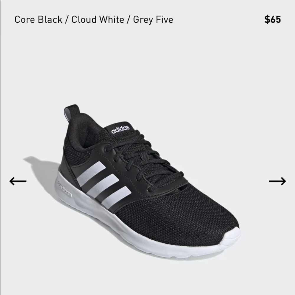Women’s Adidas QT Racer Sneaker Size 10, NWT & box